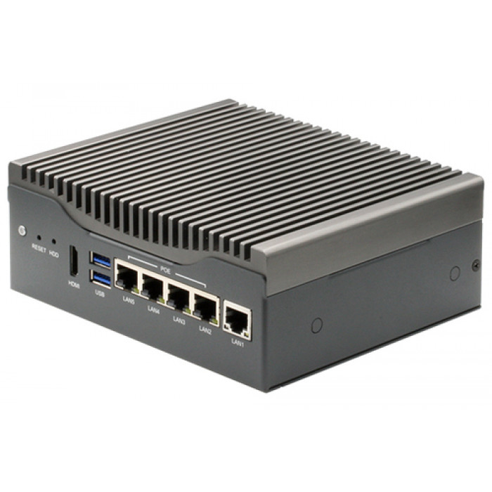Aaeon VPC-3350S-I4-A10-00 - Бортовой компьютер, 4 порта PoE, 2 слота для microSIM