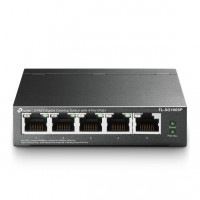 Tp-Link TL-SG1005P - Настольный коммутатор с 5 гигабитными портами (4 порта PoE+)