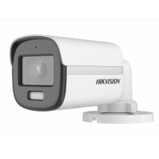 Hikvision DS-2CE10DF3T-FS - 2Мп уличная компактная цилиндрическая HD-TVI камера с LED подсветкой до 20м и встроенным микрофоном (AoC)